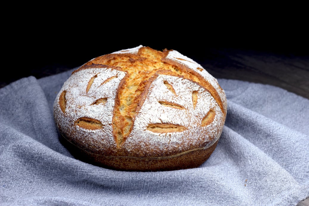 A Freshly Baked Sourdough